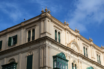 Obraz premium Palazzo Ferreria in Valletta, Malta- It was built at the end of the 19th century