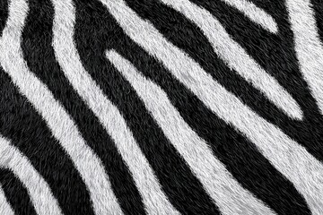 Seamless black and white wallpaper design featuring elegant zebra and tiger stripes for interior decoration