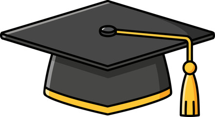 crowning achievement a symbol of educational journeys triumphant end, isolated on transparent background