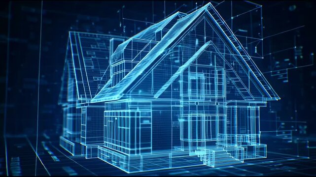 House Blueprint Design Architecture