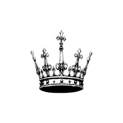 crown isolated on white background