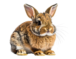rabbit isolated on white background