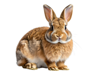 rabbit isolated on white background