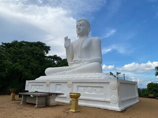 Buddha statue in Mihintale Sri Lanka Asia