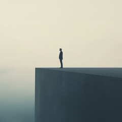 Cool minimalist ambient music album cover