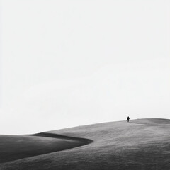 Cool minimalist ambient music album cover