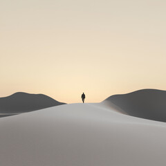 Cool minimalist ambient music album cover