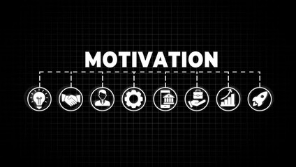 Motivation icon - vector illustration . motivation, inspiration, training, infographic, template, presentation, concept, banner, pictogram, icon set, - Powered by Adobe
