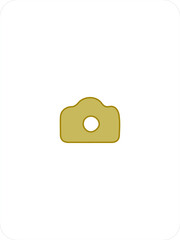 camera icon yellow