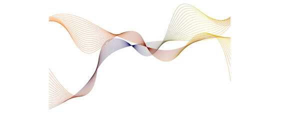 light waves with transprante background