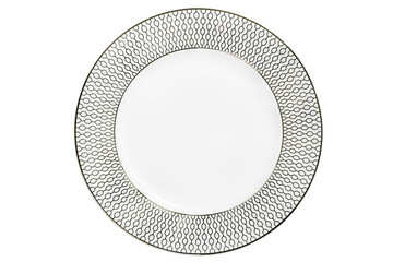 Porcelain plate isolated