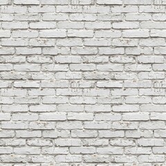 Obraz premium Dirty Whitewashed Rustic Brick Wall Digital Paper | Scrapbook Junk Journal Crafts Decoupage DIY Projects