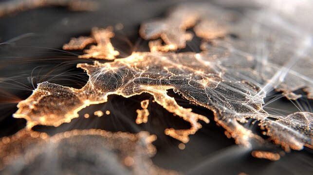 European countries map abstract design