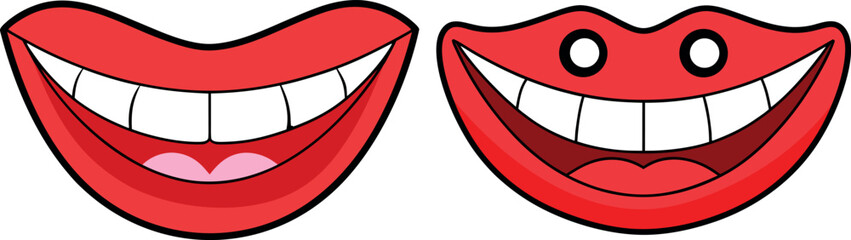 lips cartoon vector, speaking mouth illustration, beauty lips clipart, smile expression art, red lips design, fashion glam icon, makeup lips symbol, emotional face element, cosmetic concept vector, s