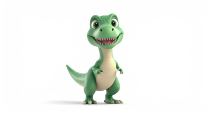 Fototapeta premium 3D T-Rex on white background