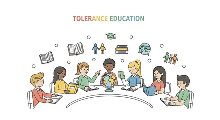 Tolerance education with diverse students