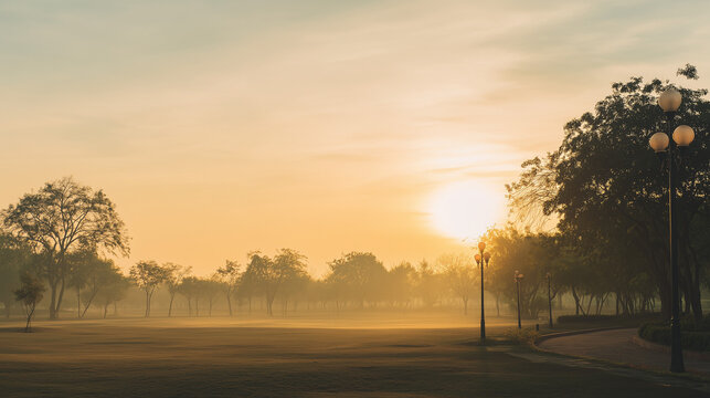 sunrise in the morning