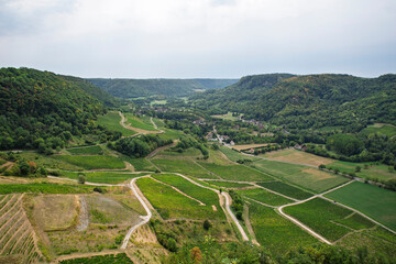 Vue depuis Ch&acirc;teau-Chalon