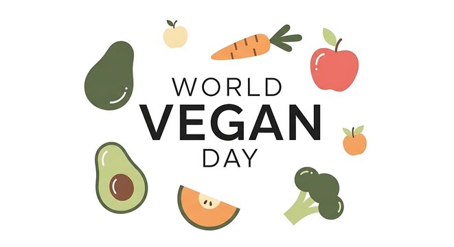 World vegan day fruits and vegetables