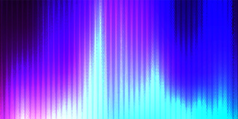 Gradient Multicolored. Vector Glass grainy Blurred neon in pastel colors. For covers, wallpapers, branding and other projects. Multicolored glass texture for banner, wallpaper, template, print.