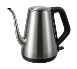 Compact electric kettle with a narrow spout for precise pouring in tight spaces.