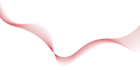 Abstract red wave line background with elegant flowing curves, dynamic wavy shapes, and modern vibrant vector design, abstract red, vector illustration © YUNUS
