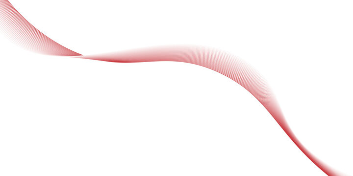Abstract red wave line background with elegant flowing curves, dynamic wavy shapes, and modern vibrant vector design, abstract red, vector illustration