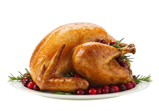 Golden roasted turkey ready for a holiday celebration