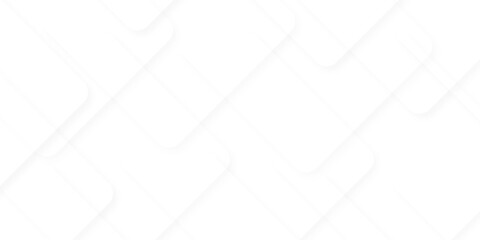 Modern Abstract white background design with layers of textured white transparent material in triangle and squares shapes. White color technology concept geometric line vector background.	