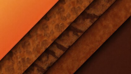 Abstract Warm Tones Layered Background with Diagonal Elements and Textured Overlays.