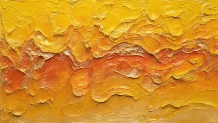 Textured Abstract Background of Warm Yellow and Orange Hues.