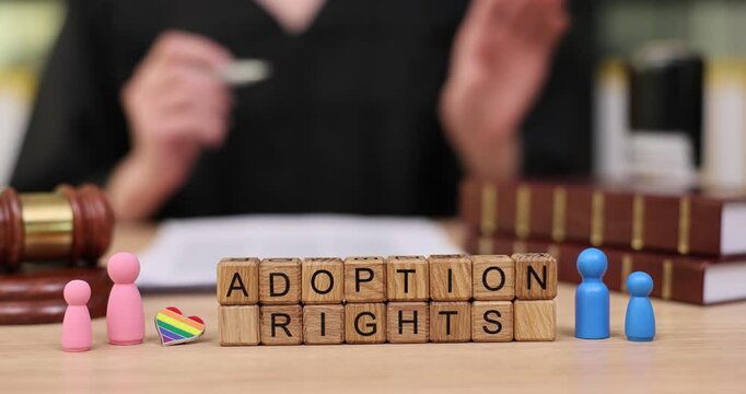 Advocacy for adoption rights in family law sessions at local courthouse