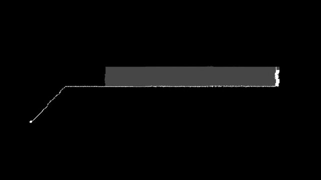 Glitch Dynamic Callout HUD Animation For Sci-Fi Projects. Alpha.