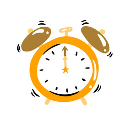 alarm clock vector illustration