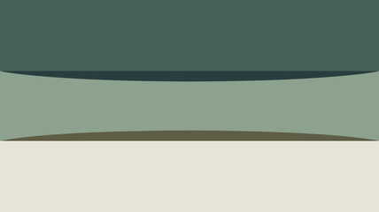 Obraz premium A simple abstract background with horizontal bands of varying shades of green and beige color tones