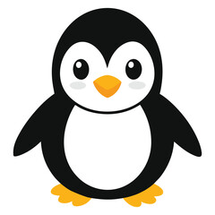 cute penguin, cartoon penguin, baby penguin, arctic bird, funny penguin, winter animal,