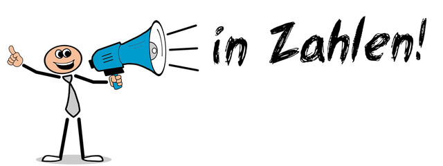 Naklejka premium in Zahlen!