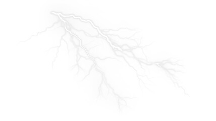 Abstract white lightning bolt overlay with intricate branching patterns on a soft white background, ideal for creative design projects and visual storytelling concepts