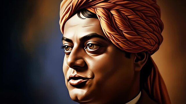 Swami Vivekananda Jayanti Celebration A Thoughtful Portrait Honoring National Youth Day India and His Enduring Legacy