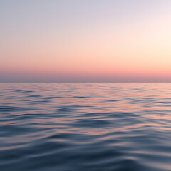 Fototapeta premium Tranquil Ocean View at Dusk
