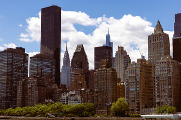 New York City Skyline on a Sunny Day