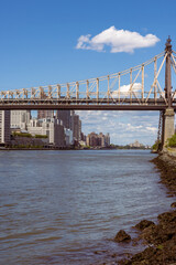 Queenboro Bridge Over River 