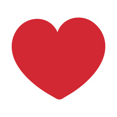 simple red heart shape