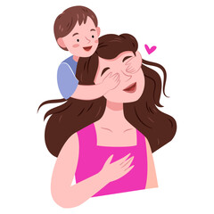 happy Mother's day illustration