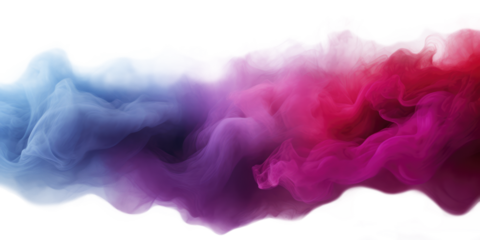 Transparent Colorful Abstract Smoke Wave PNG 

