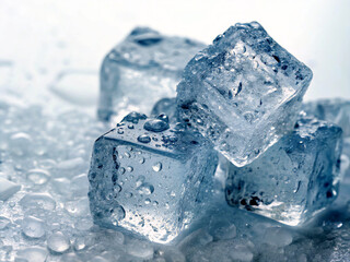 melting ice cubes. ice, water, cold, cube, blue, cool, frozen, clear, drink, isolated, transparent, wet, white, ice cube, drop, cubes, frost, liquid, fresh, glass, solid, melting, melt, reflection, fr