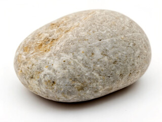 stone isolated on white background. isolated, stone, white, food, rock, brown, nature, natural, round, bread, closeup, egg, granite, texture, chocolate, rough, object, pebble, single, macro, healthy, 