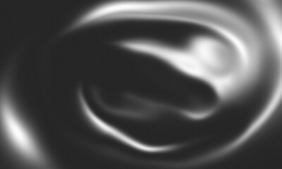 Soft flowing silk texture with black and white light waves