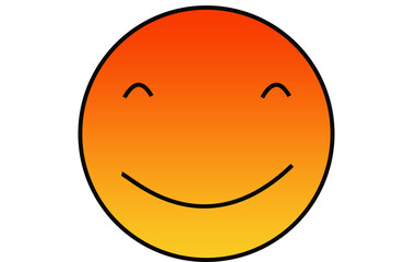 happy smiley face with smile
