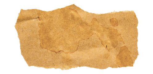 vintage torn or ripped kraft paper isolated on transparent png background,realistic torn cardboard paper edges,old torn brown paper background,torn cardboard texture